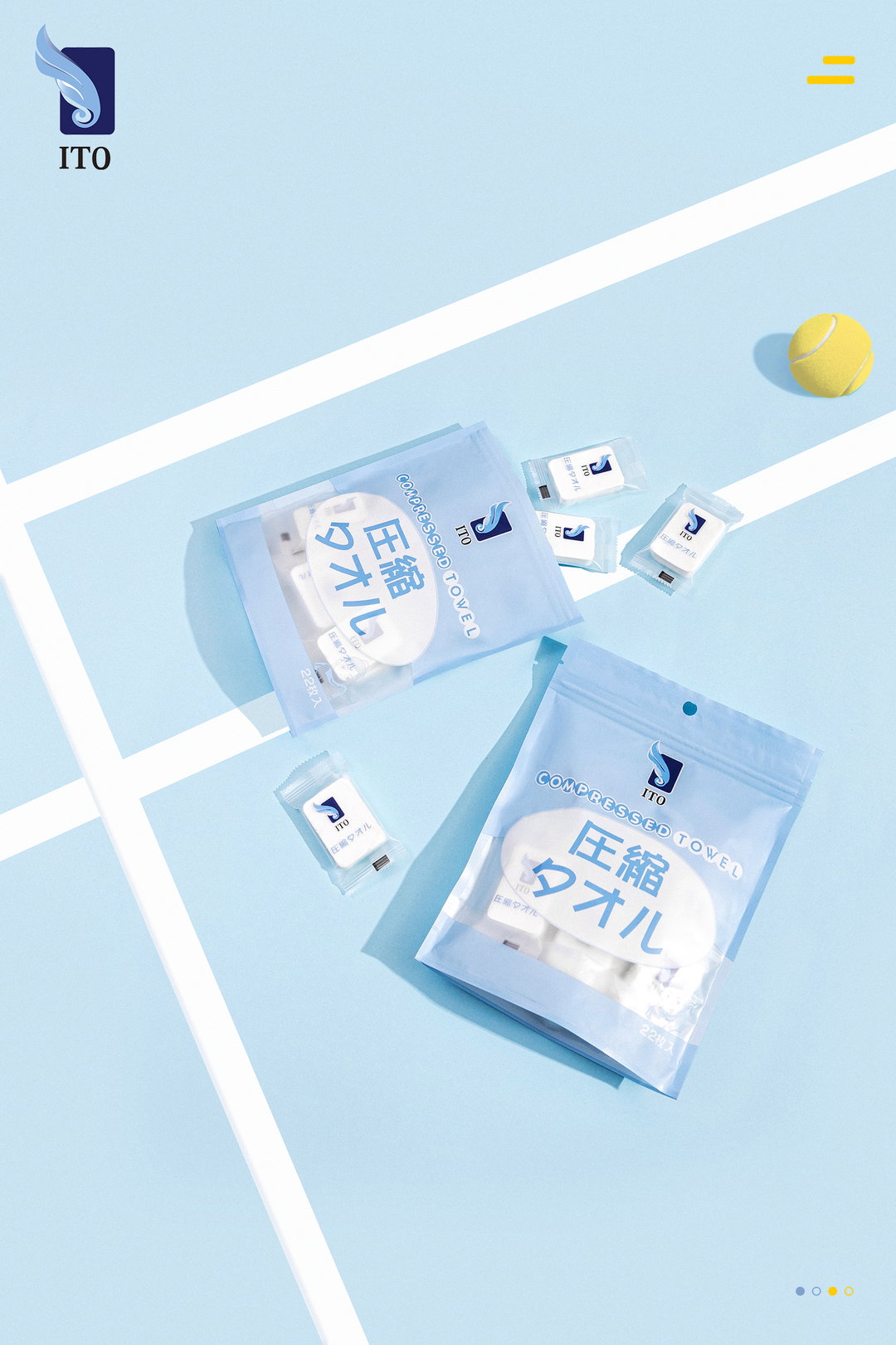 ITO COMPRESSED TOWEL 22PCS