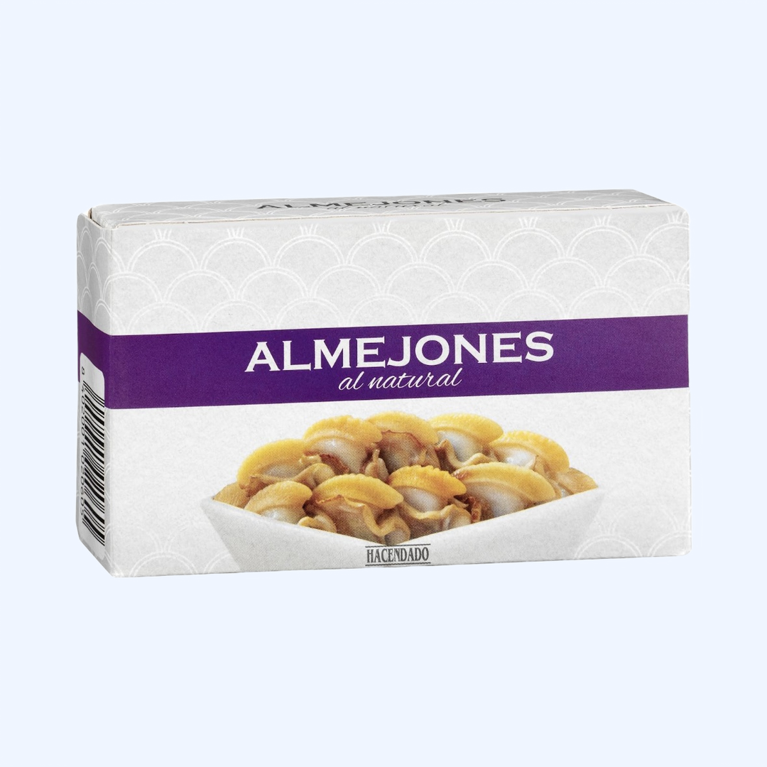 Almejones al natural Hacendado