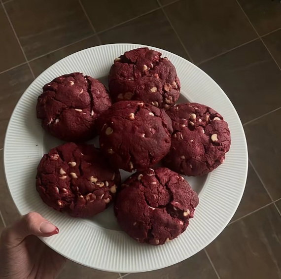 Red velvet & cream cheese cookies_0