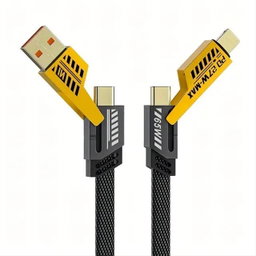 Cabo de carregador USB Multifunção 4 em 1 para iPhone, Android, Samsung Galaxy, iPad