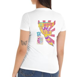 U PLAYERA L.E. HAGAKI BLANCA ASTROBOY MUJER 