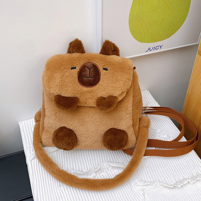 FLUPPY CUTE CAPYBARA CUTE SHOULDER/ CROSSBODY BAG CARTOON_1