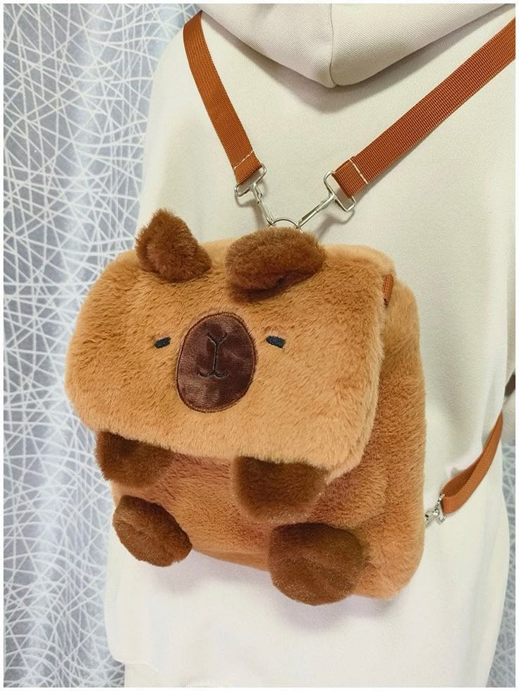 FLUPPY CUTE CAPYBARA CUTE SHOULDER/ CROSSBODY BAG CARTOON_3