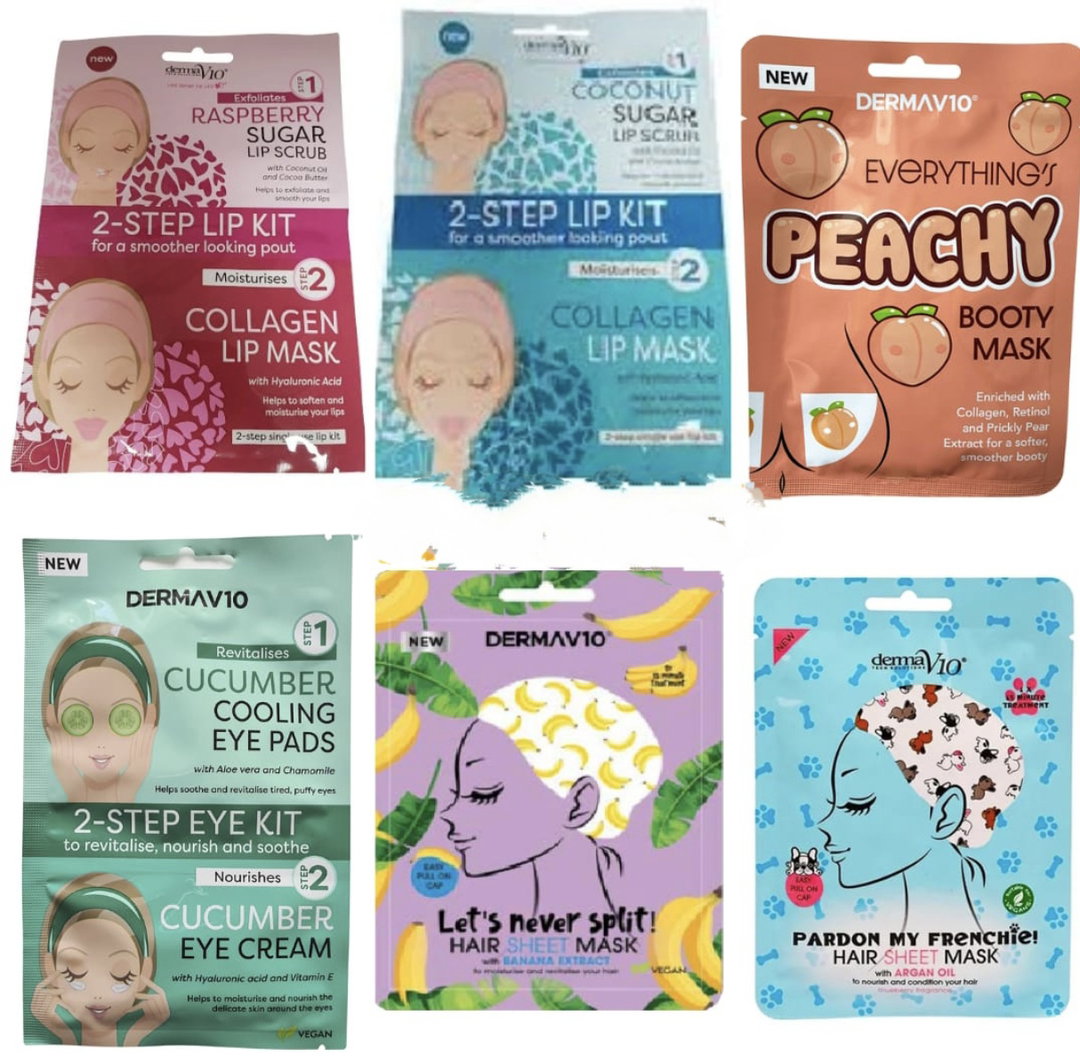 DermaV10 sheet masks 