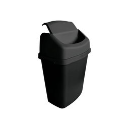 X CESTO PARA BASURA NEGRO CON BALANCIN  12 GALONES