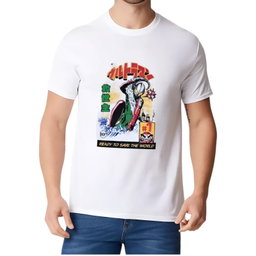 U PLAYERA L.E. HAGAKI BLANCA ULTRAMAN HOMBRE 