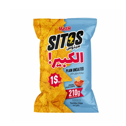 MASTER SITOS PLAIN UNSALTED 210G
