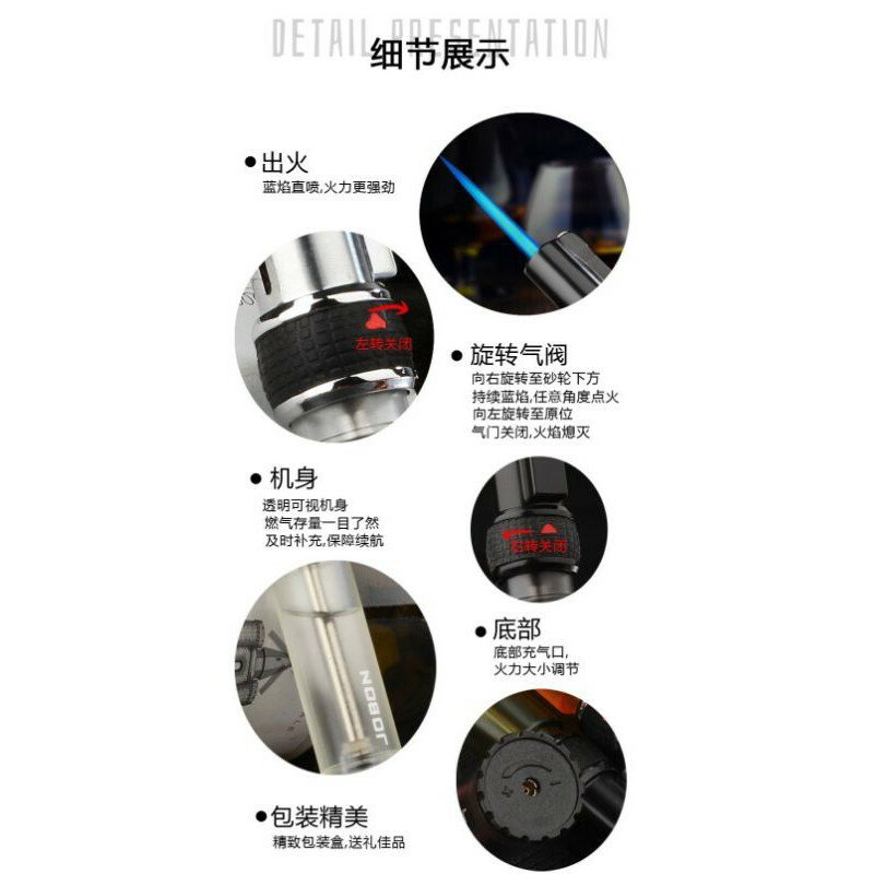 JOBON Jet Flame Lighter ZB-998_2