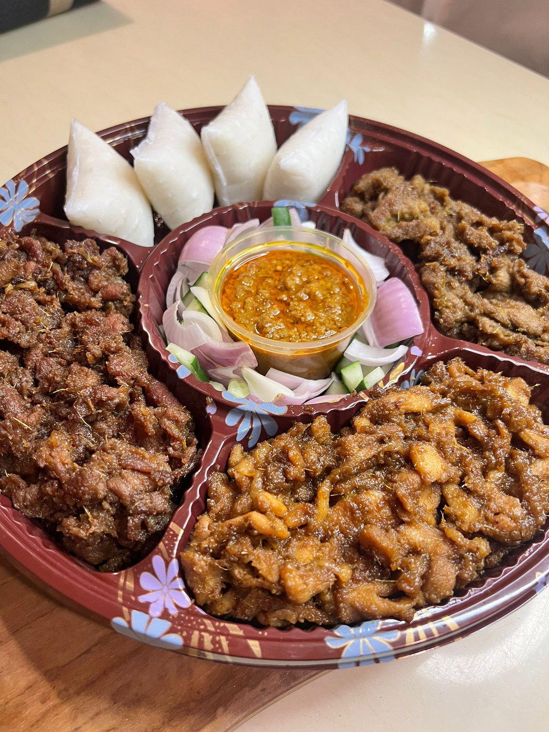 Mix platter (chicken+ beef + mutton) or Other Choices