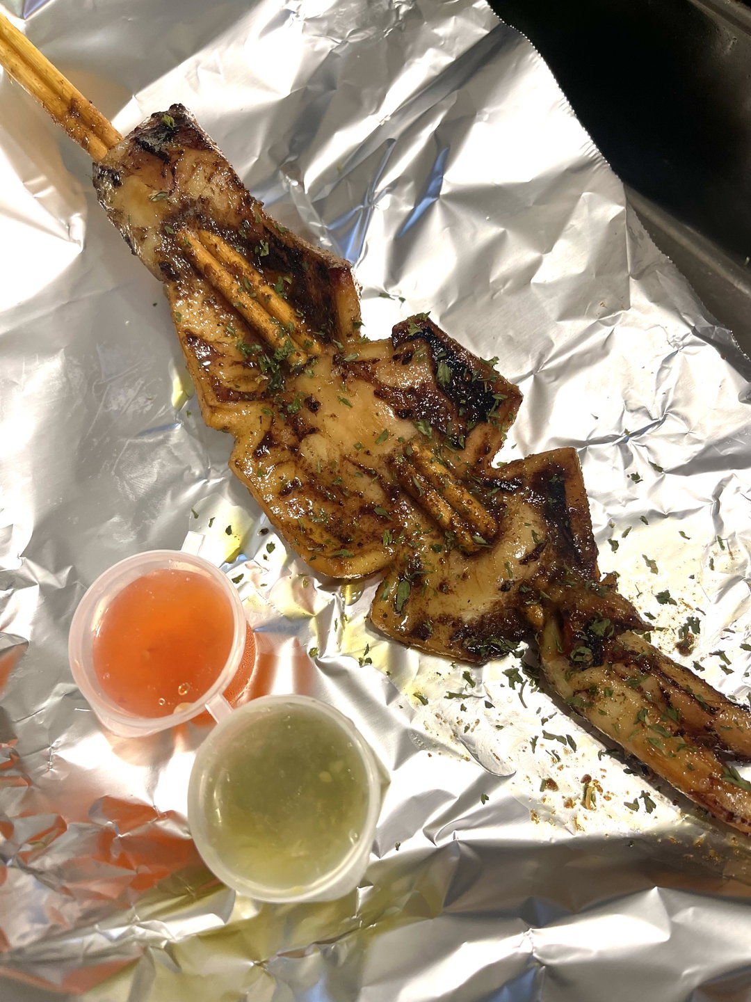 Squid satay