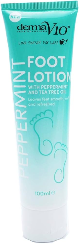 DermaV10 foot scrub + foot lotion + foot spray_2