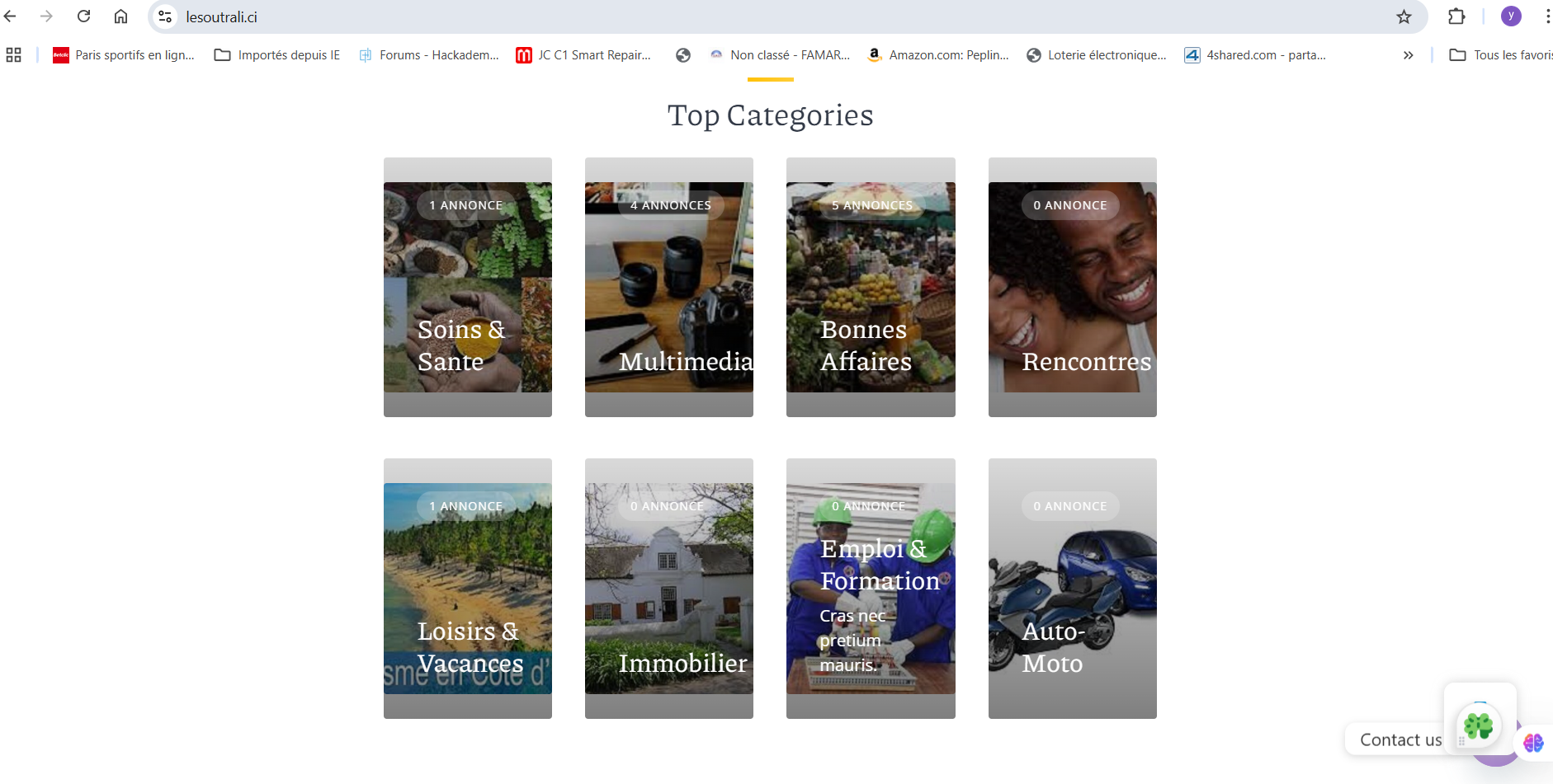 SITE DE VENTE , ACHAT ET D'ANNONCE DE VOS PRODUITS _3