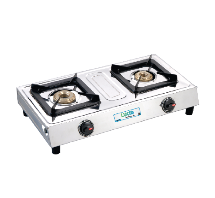 Lucid 2 Gas Stoves  Stainless Steel Supreme (Made In India)_0