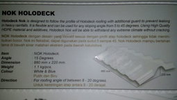 Atap Holodeck 830 12mm double layer upvc