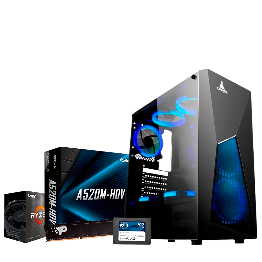 EQUIPO GAMER AMD RYZEN 7 5700G + 16GB 3200MHZ + ICEBERG Z8 5 FANS_0
