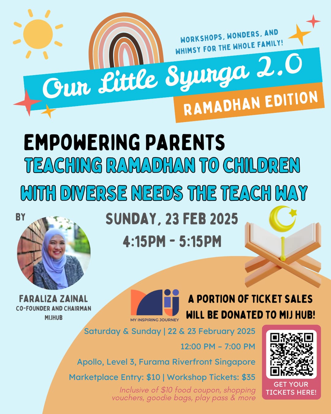 OUR LITTLE SYURGA 2.0 | WORKSHOP: EMPOWERING PARENTS: TEACHING RAMADHAN TO CHILDREN WITH DIVERSE NEEDS THE TEACH WAY | 23 FEB 2025, 4.15 PM_0