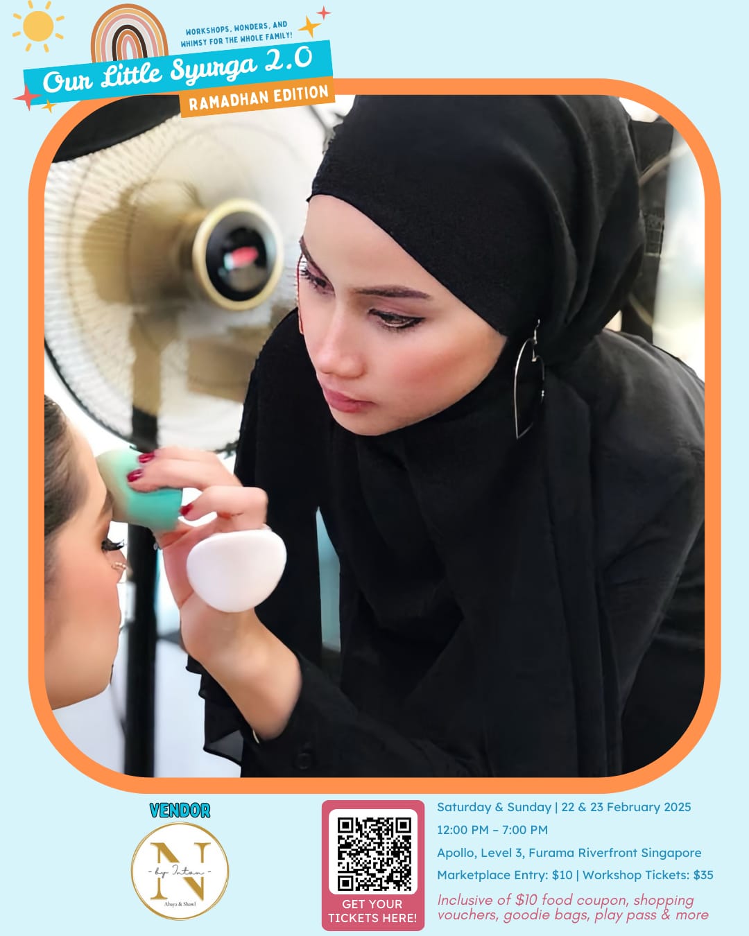 OUR LITTLE SYURGA 2.0 | WORKSHOP: FLAWLESS BEAUTY: A HANDS-ON MAKEUP TUTORIAL WORKSHOP BY DYALIEDYA | 22 FEB 2025, 2.15 PM_1