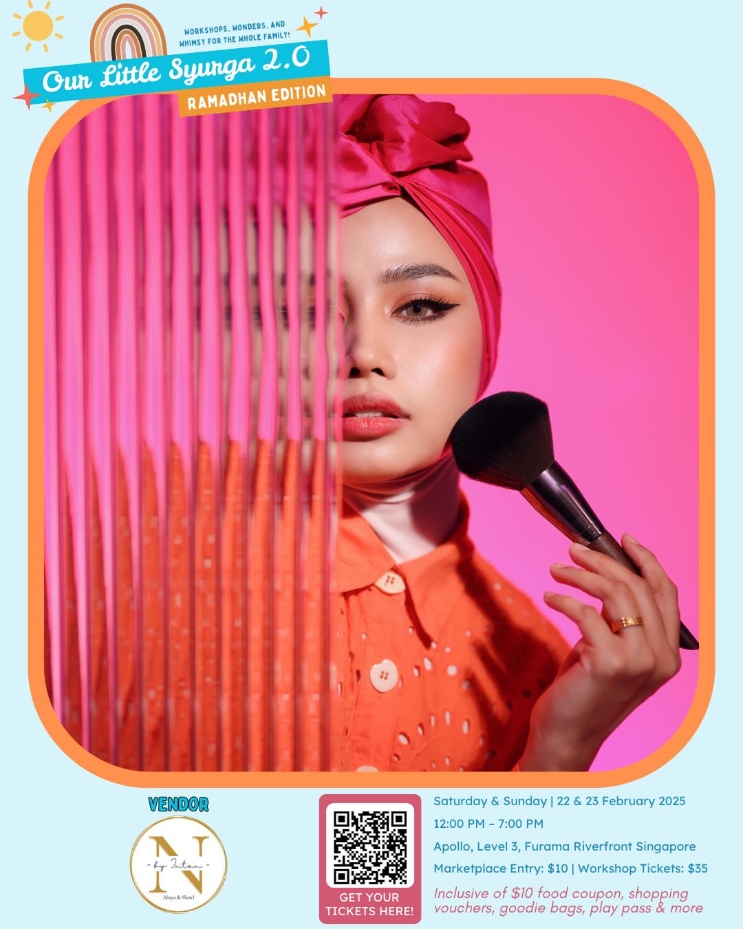 OUR LITTLE SYURGA 2.0 | WORKSHOP: FLAWLESS BEAUTY: A HANDS-ON MAKEUP TUTORIAL WORKSHOP BY DYALIEDYA | 22 FEB 2025, 2.15 PM_2