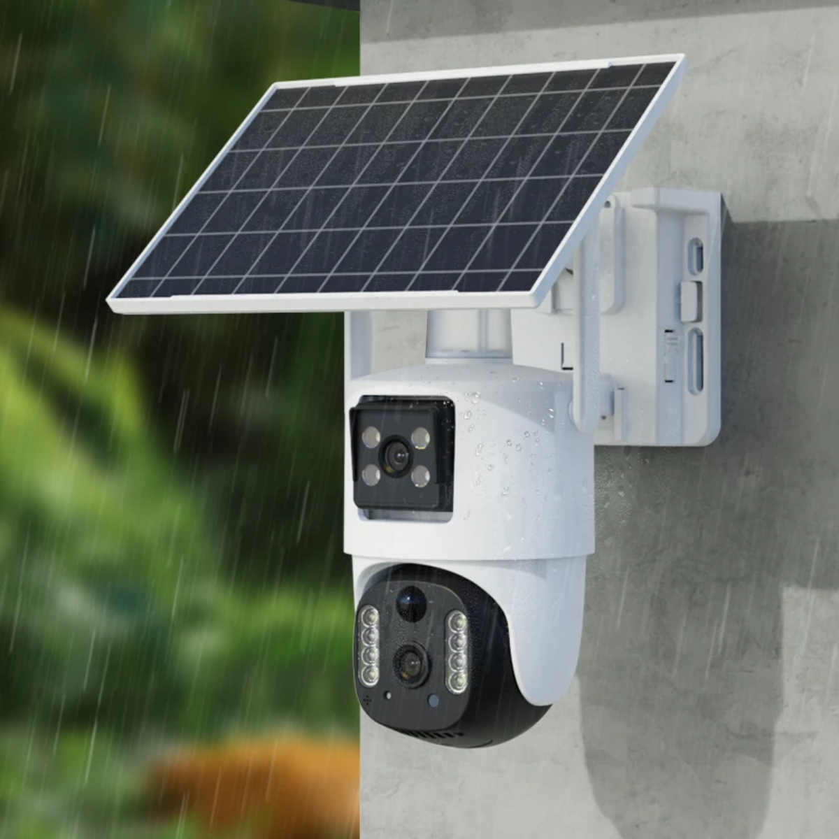 4G Sim Card Dual 4MP  Lens Solar Camera_1