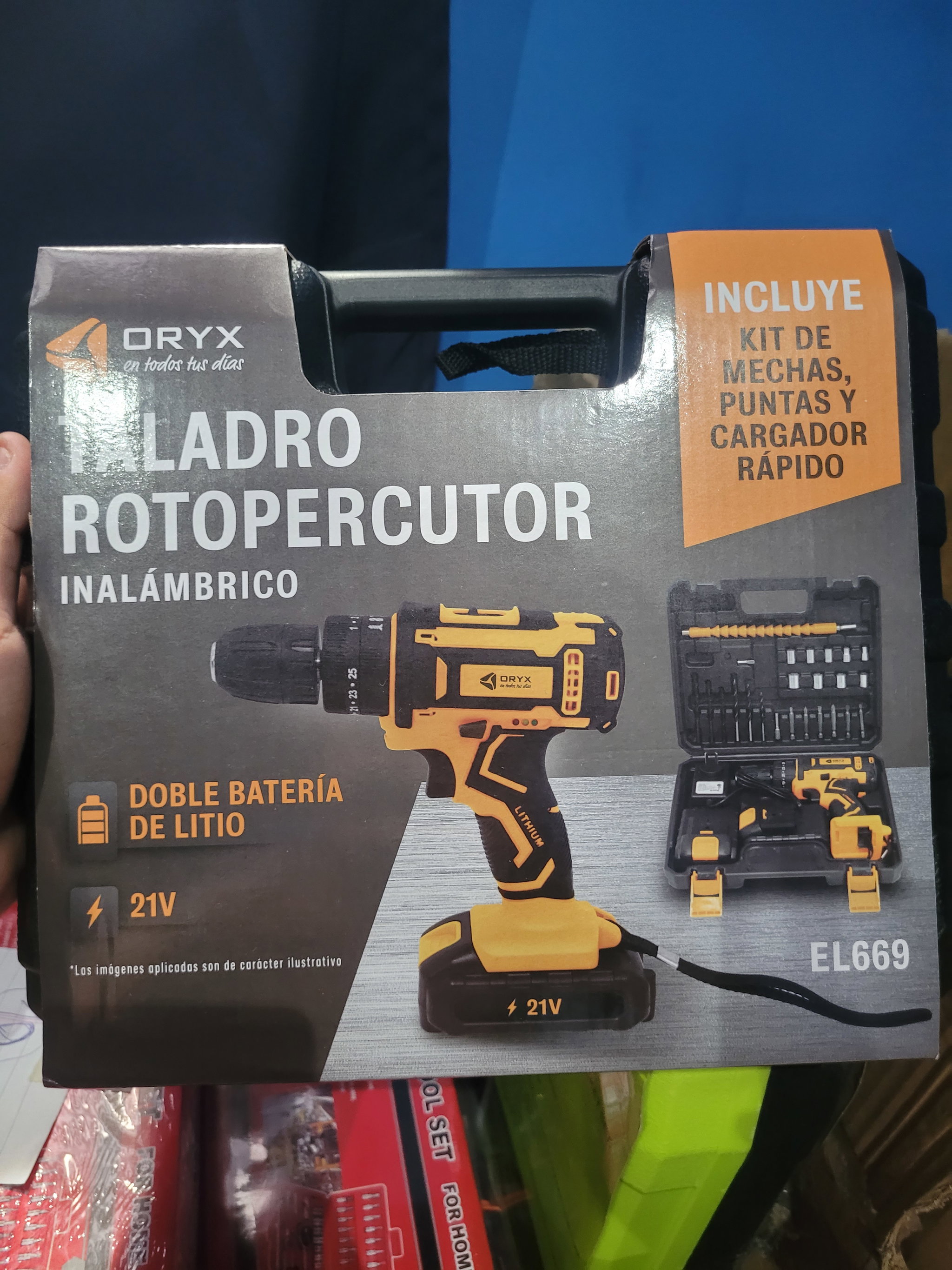 Taladro Atornillador ORYX 2 baterias_1