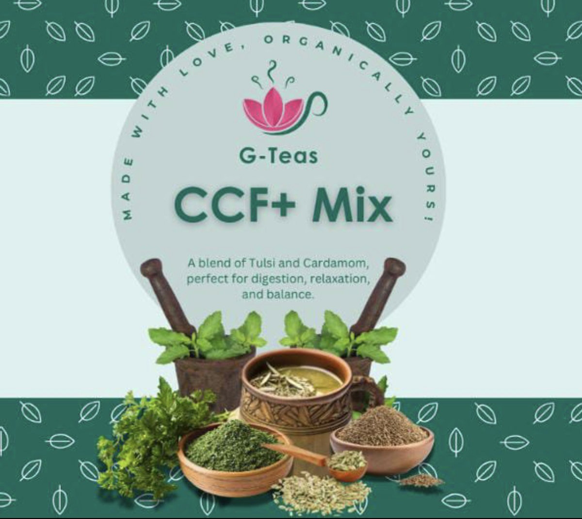 G-Teas CCF+ Mix – with Tulsi and cardamom _0