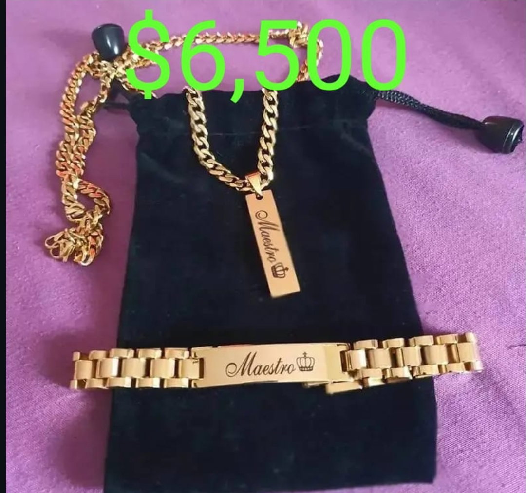 Men Customize Name Chain Set  _0