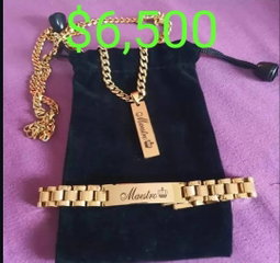 Men Customize Name Chain Set  