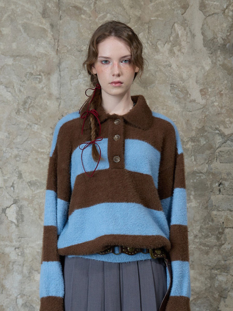 L13 Rugby Bold Knit (Brown)