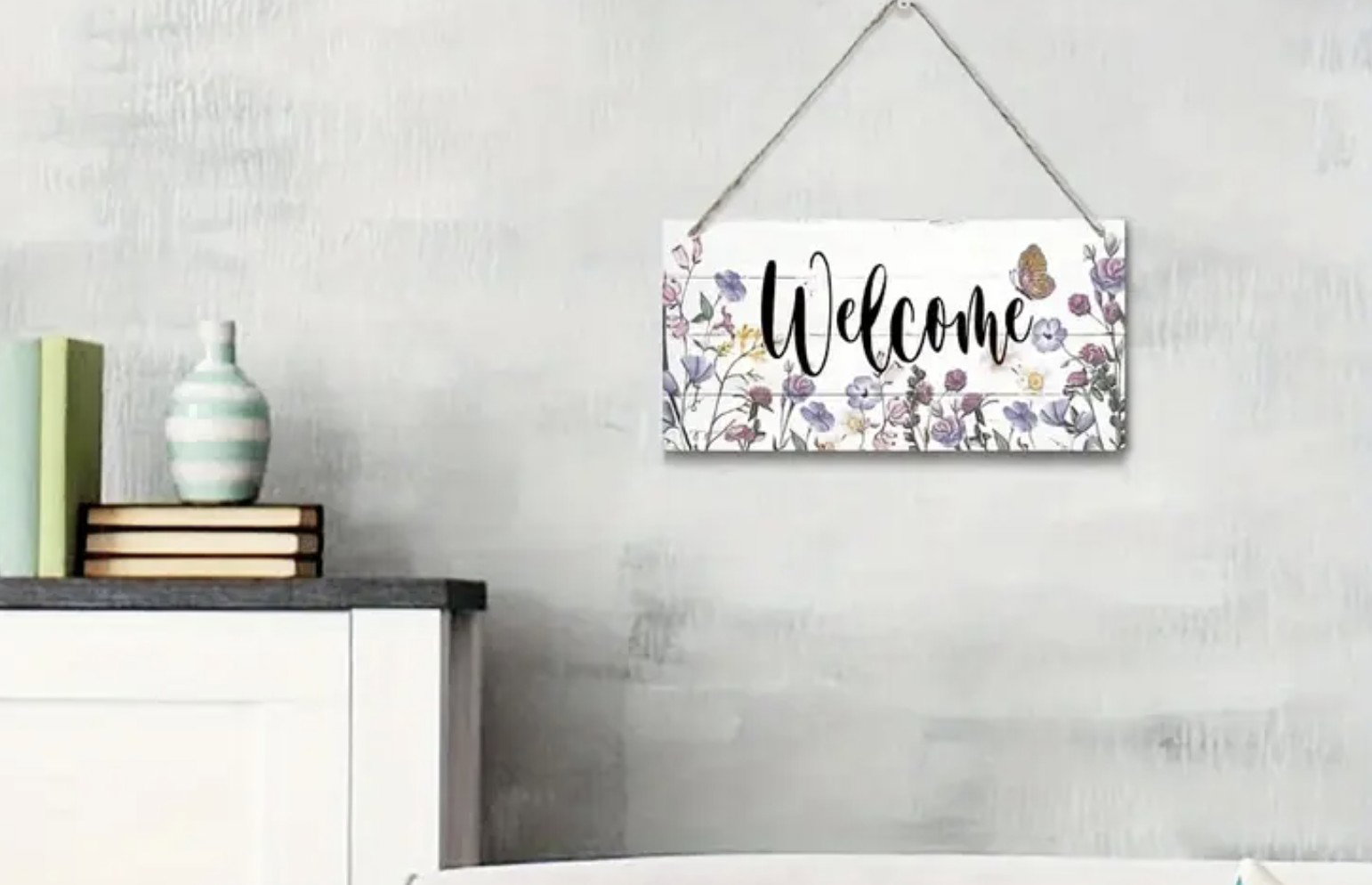 Small Lasercut sign board with Jute Rope - Raw wood_1