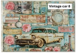 Vintage Car-Themed A5 Decoupage sheets