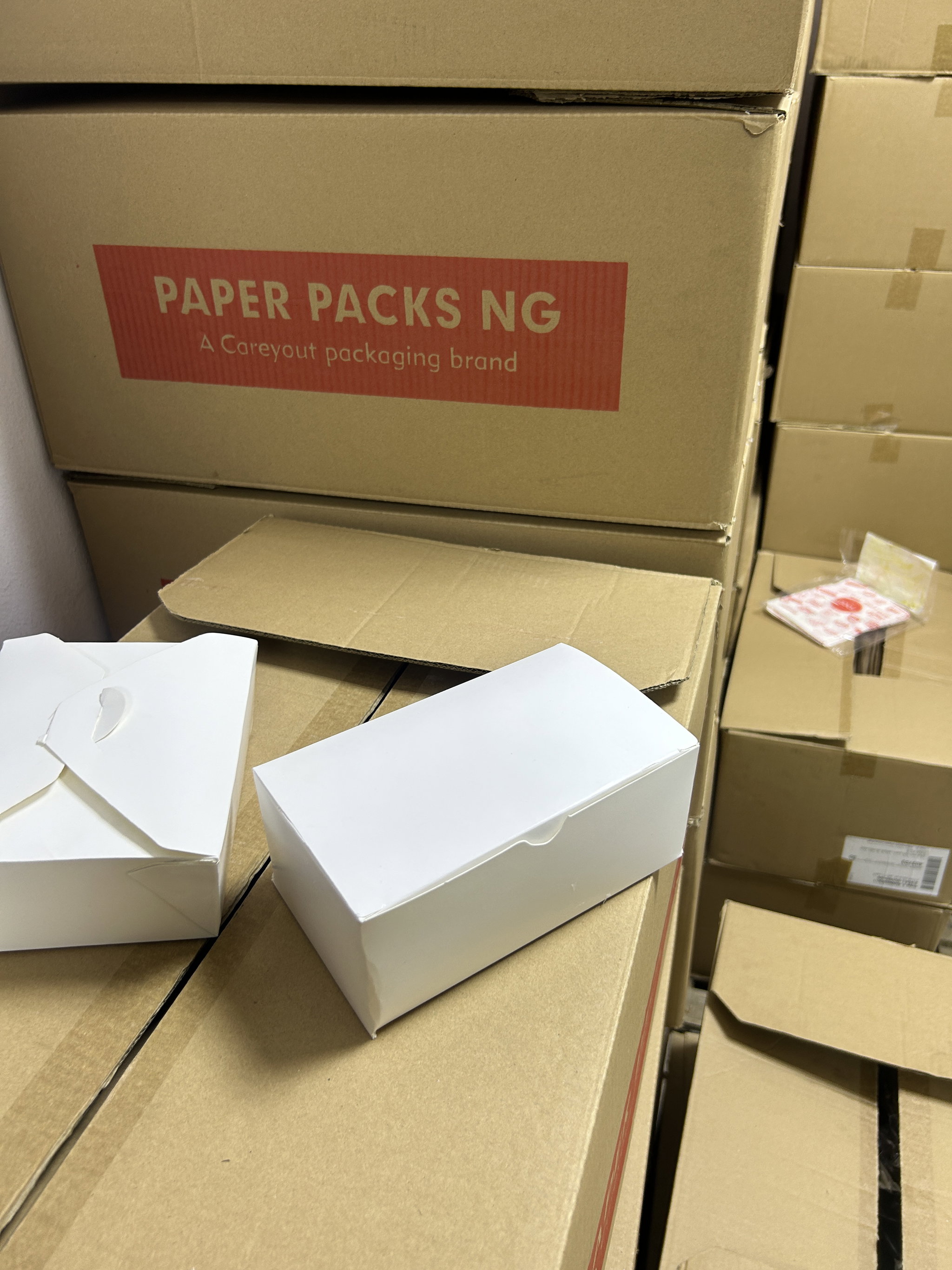 QUICK SERVICE TAKEOUT BOXES - PLAIN WHITE _8