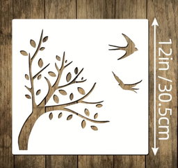 3-Piece Large Tree Stencil Set