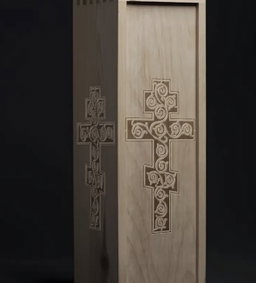 Reusable Cross & Faith Stencil - A4