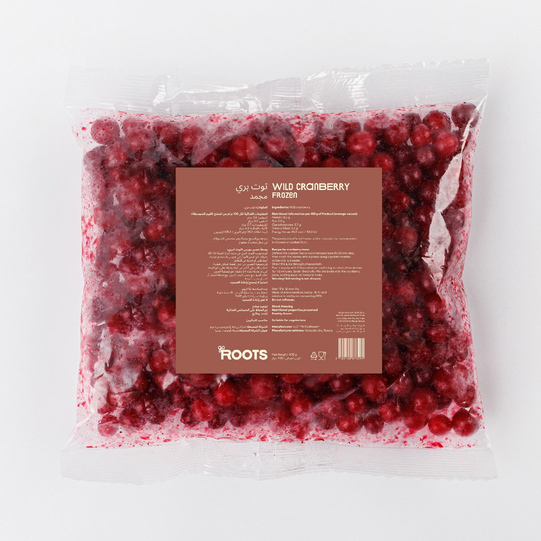 Roots Wild Cranberry Frozen 400g