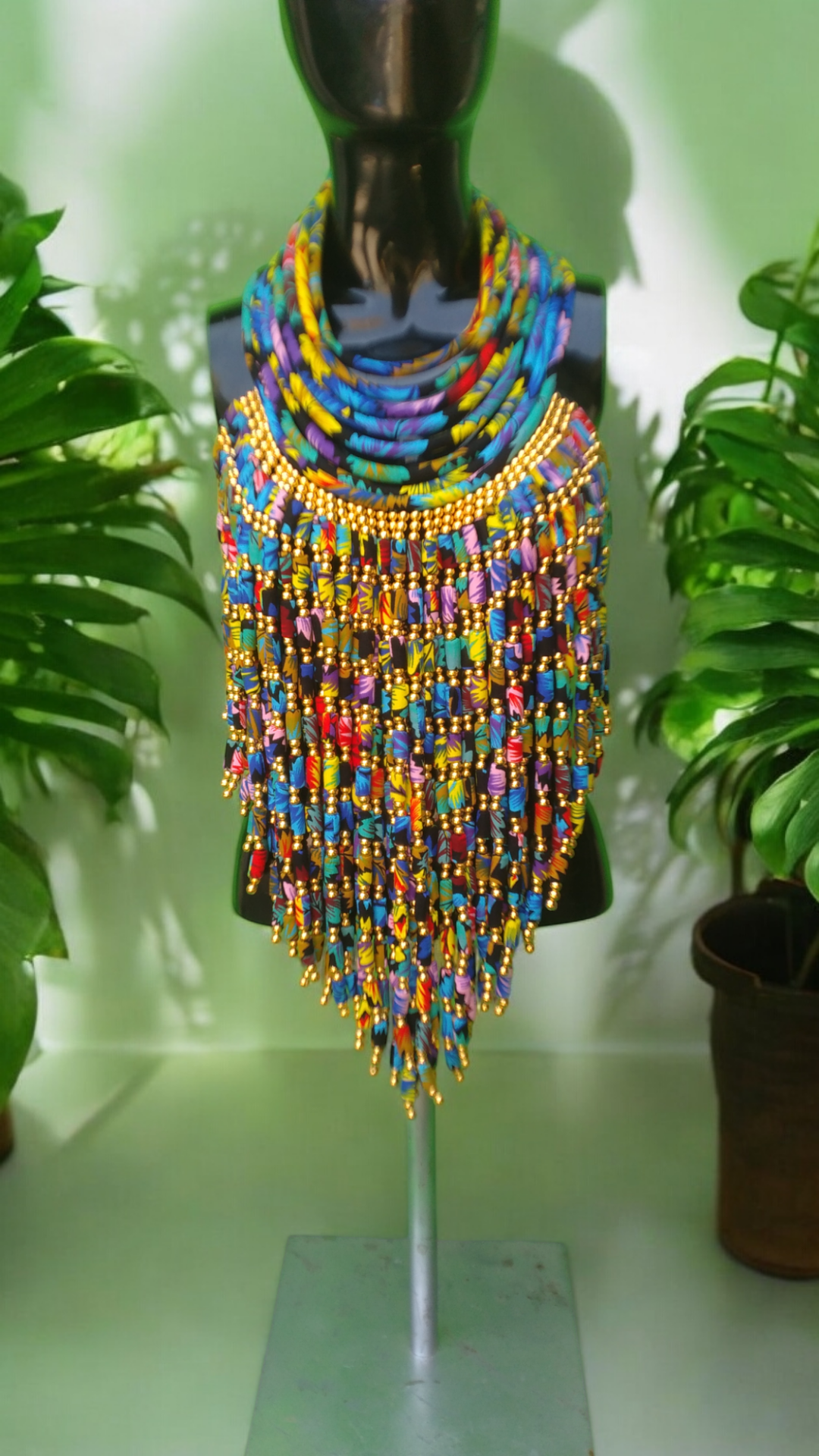 Ankara necklace 