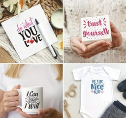 Bible verse & Inspiration mini stencils - 7.6cm x 7.6cm