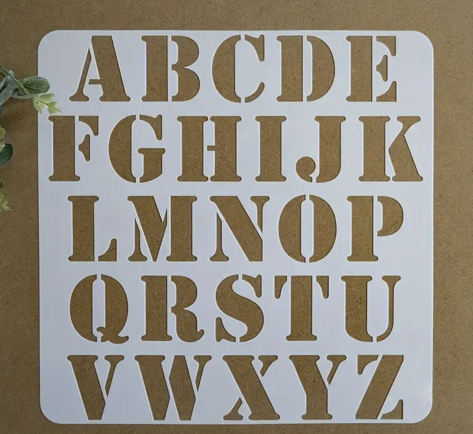 Alphabet stencil 30cm x 30cm_0