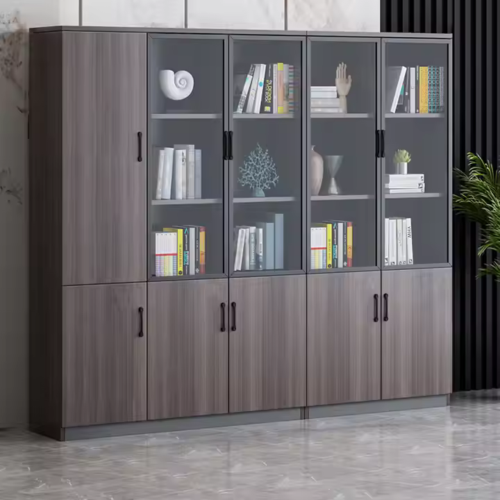 Classeur de bureau moderne en bois_1