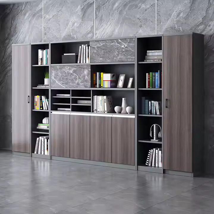 Classeur de bureau moderne en bois_3