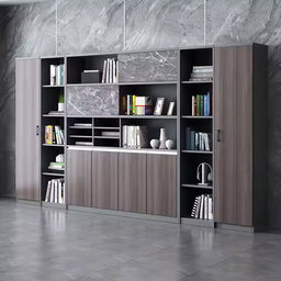 Classeur de bureau moderne en bois