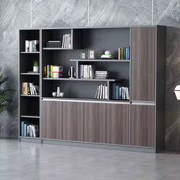 Classeur de bureau moderne en bois