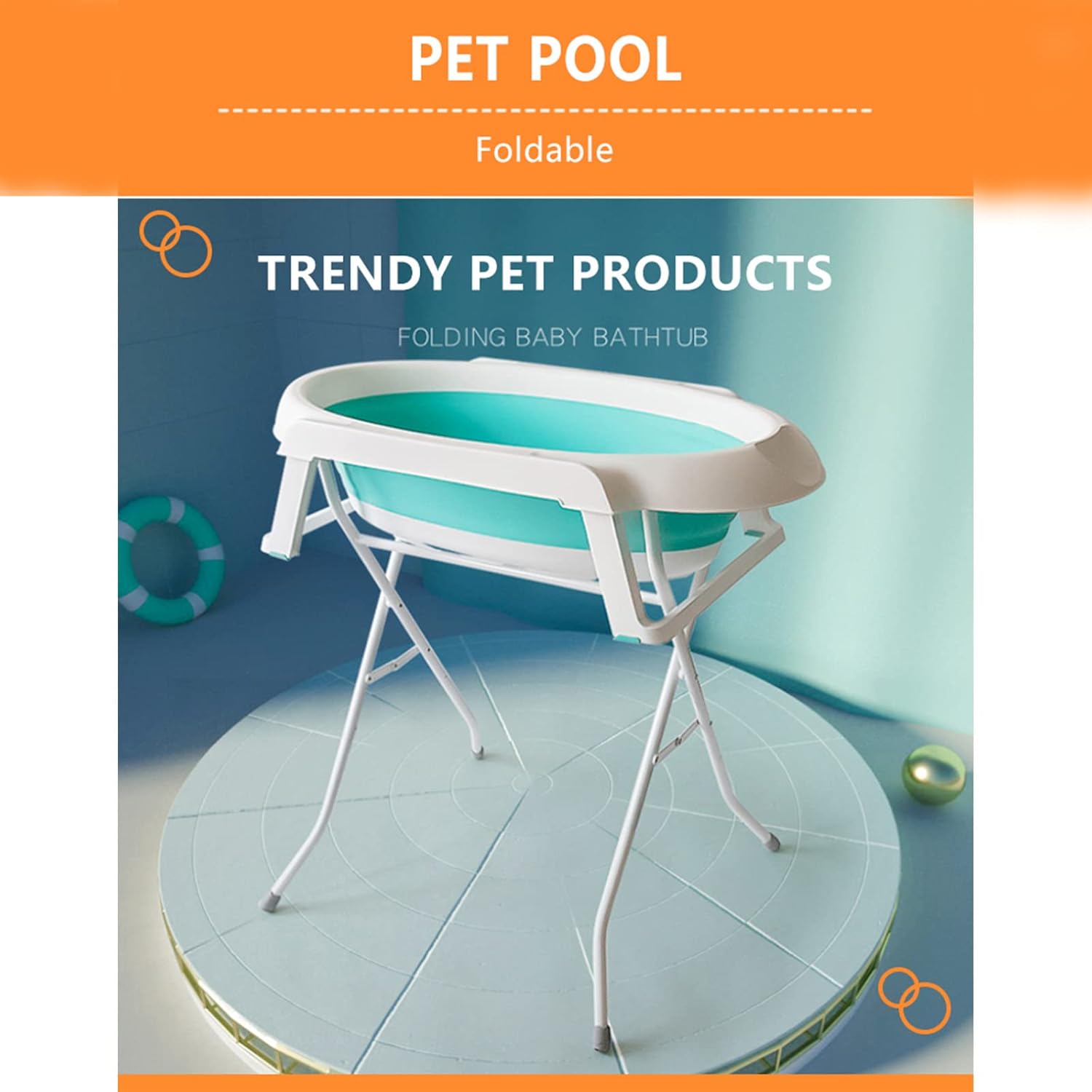 BABY BATHTUB WITH FRAME 🛀 _1