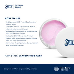 SMITH - Travel Size Premium Medium Hair Pomade Oil Based