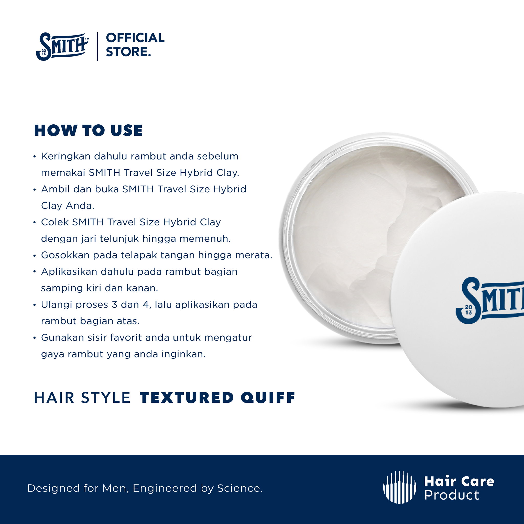 SMITH - Travel Size Hybrid Clay Hair Pomade_2