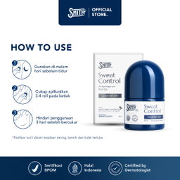 SMITH - Comfort Dry Sweat Control Antiperspirant Deodorant (Keringat Berlebih)