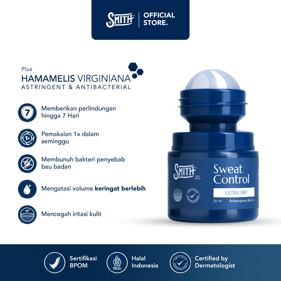 SMITH - Ultra Dry Sweat Control Antiperspirant Deodorant (Keringat Berlebih)_2