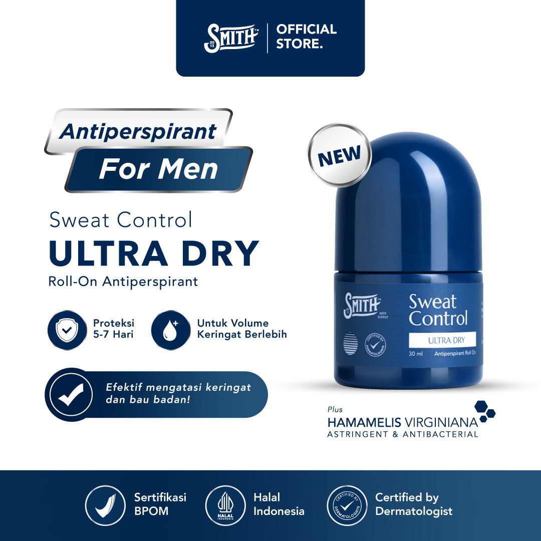 SMITH - Ultra Dry Sweat Control Antiperspirant Deodorant (Keringat Berlebih)_1