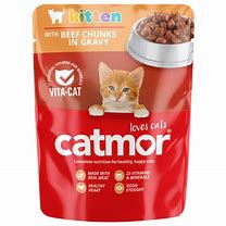 CATMOR KITTEN CHICKEN CHUNKS GRAVY 70GR_0