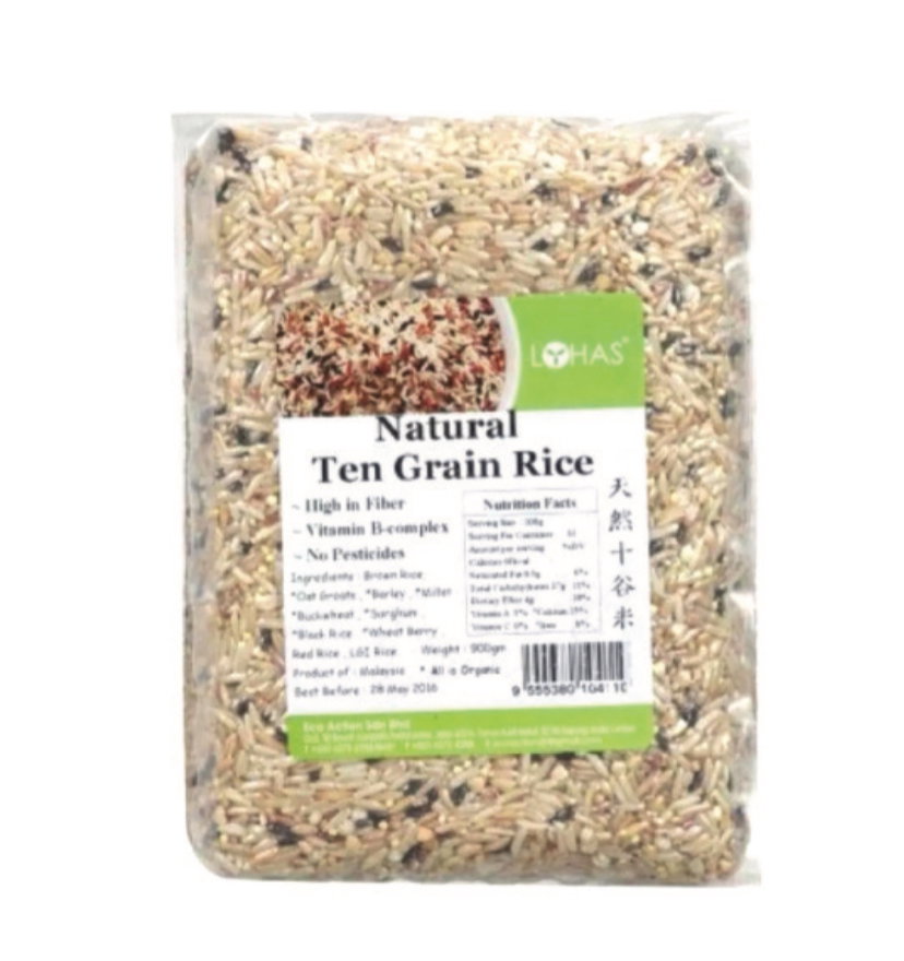 Eco Natural Ten Grain Rice 天然十谷米 900g_0