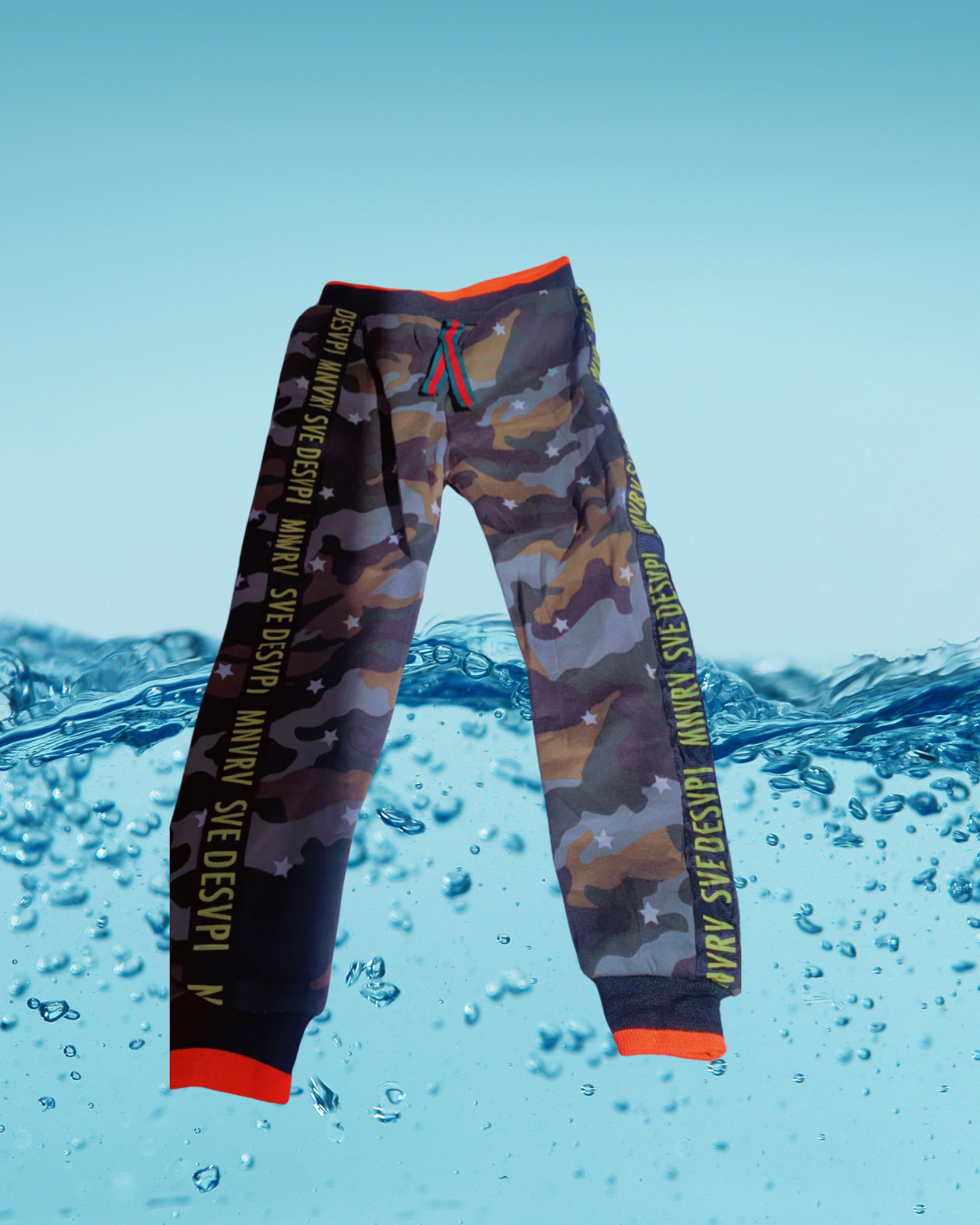 Surwaal Carruurta Wiilasha Camo (4-8 Jir)_1